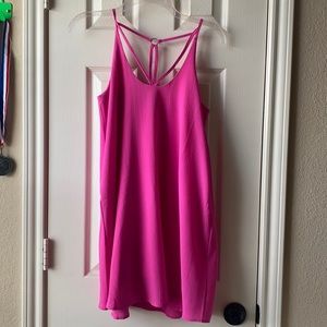Francescas pink shift dress
